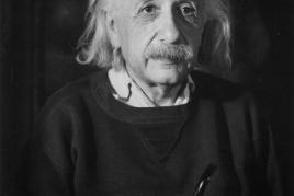 Albert Einstein, Physiker, New Jersey 1954 Trude Fleischmann © ÖNB/Wien