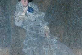 Gustav Klimt Marie Henneberg , 1901/02 Öl auf Leinwand 144,5 x 144,5 x 7 cm Stiftung Moritzburg, Halle an der Saale Foto © Klaus Göltz, Halle