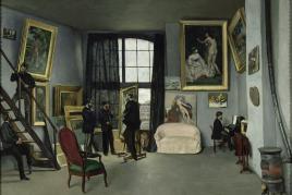 Frédéric Bazille, L’atelier de Bazille, 1870, Öl auf Leinwand, Musée d’Orsay, Paris © bpk / RMN / Hervé Lewandowski