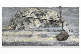 Anselm Kiefer, Il mystero delle cathedrali, 2011 Öl, Emulsion, Acryl, Schellack, Kohle, emulsion, acrylic, shellac, charcoal, Blei und Metal auf Leinen, Foto: Charles Duprat, © Anselm Kiefer courtesy Galerie Thaddaeus Ropac, Paris, Salzburg