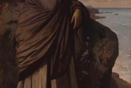 Anselm Feuerbach, Am Meer (Moderne Iphigenie), 1875, Öl auf Leinwand, 197 x 113,5 cm, Museum Kunstpalast Anselm Feuerbach, Am Meer (Moderne Iphigenie), 1875, Öl auf Leinwand, 197 x 113,5 cm, Museum Kunstpalast