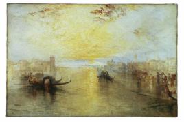 Joseph Mallord William Turner, San Benedetto, in Richtung Fusina, ausgestellt 1843, Öl auf Leinwand, 62,2 x 92,7 cm, Tate, aus dem Nachlass des Künstlers, 1856 © Tate, London 2011