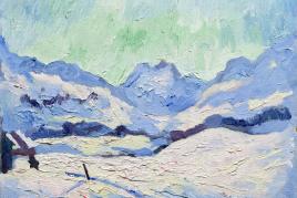 Winterlandschaft von Giovanni Giacometti (Schätzpreis 400 0000 bis 600 000 Franken) für rund eine Million Franken