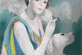 312480 Marie Laurencin, Portrait de Marcelle Dormoy (1895-1976). l  auf Lwd., sig. u. dat. 1937 o.r., 65x55 cm, SP 70000 .jpg