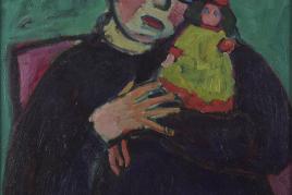 Alexej von Jawlensky Kind mit Puppe, 1910 Öl auf Holz 61 × 50,5 cm Dauerleihgabe im Belvedere © Thyssen-Bornemisza Collections © VBK, Wien, 2013