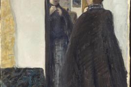 Pierre Bonnard, Dame vor dem Spiegel, um 1905, Öl auf Leinwand  ©Bayerische Staatsgemäldesammlungen, Neue Pinakothek, München