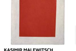 Plakat zur Ausstellung Kasimir Malewitsch und die russische Avantgarde