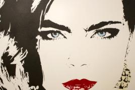 Bambi Street Artist Cara Delevigne Stencil on paper. 35 x 47 inch / 89 x 119 cm Edition: 50 Handisgned and numbered.