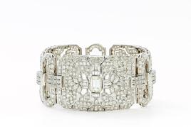 Art Deco Diamant-Armband  Wohl USA, um 1920  Ergebnis: 48.500 Euro