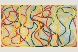 Brice Marden (*1938), Chinese Dancing, 1994 - 1996, Öl auf Leinwand, 155 x 274 cm, UBS Art Collection © 2014 ProLitteris, Zurich