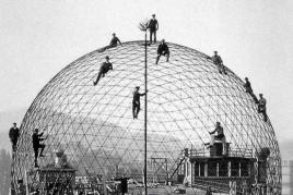 Gitterschale, Zeiss-Planetarium, Jena @ J. Krausse Frei Otto, Schäume @ IL Uni Stuttgart