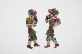 Hacivat und Karagöz, Souvenirfiguren, Hasan Hüseyin Karabag, 2003, Copyright: Linden-Museum