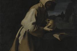 Francisco di Zurbaran, Saint Francis of Assisi in Meditation, (c. 1630-1635).