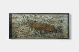 Anselm Kiefer  Europa | 1994 – 2010 | Mischtechnik auf Leinwand | 140 × 331 × 34cm  Schätzpreis: 600.000 – 800.000 Euro