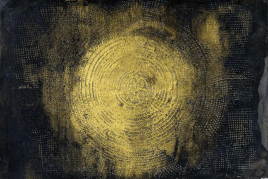 Otto Piene  Rasterbild | 1957 | Mischtechnik auf SCHOELLERSHAMMER  auf Hartfaserplatte 73 x 101cm  Ergebnis: 217.600 Euro