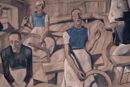 Albin Egger-Lienz, Kriegsfrauen, 1918-1922, Museum Schloss Bruck, Lienz  © Schloss Bruck, Lienz