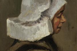 Vincent van Gogh (Groot-Zundert 1853 – 1890 Auvers-sur-Oise) „HEAD OF A PEASANT WOMAN: RIGHT PROFILE“ („KOPF EINER BÄUERIN: PROFIL NACH RECHTS“). Um 1884/85 Schätzpreis:	600.000 - 800.000 €