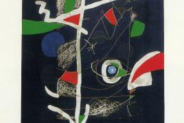 Galeria Joan Gaspar - Joan Miro - Llibre dels sis sentits VI., 1981