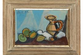 PABLO PICASSO Malaga 1881-1973 Mougins  Nature morte au pichet et aux fruits, EUR 1'923'077 / 2'884'615