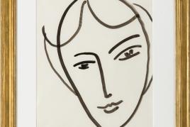 Lot 97 - Henri Matisse (1869-1954), Tête de Jeune Fille, Tusche, 1950 Startpreis: 90.000 €