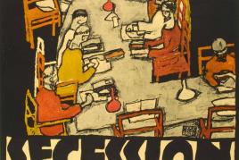 Egon Schiele Plakat Secession. 49. Ausstellung, 1918 Farblithografie 68 x 53,2 cm