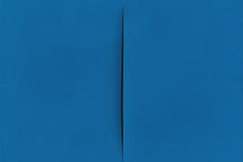 Lot Nr. 603 Lucio Fontana (1899 - 1968) Concetto spaziale, Attesa, 1967/68, Acryl auf Leinwand, 46 x 55 cm  erzielter Preis € 735.000