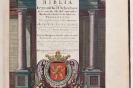 Biblia neerlandica. - Biblia, dat is de gantsche H. Schrifture des Ouden en des Nieuwen Testaments (&) De Boecken genaemt Apocryphe. - Zwischengebunden. Schätzpreis:	80.000 EUR