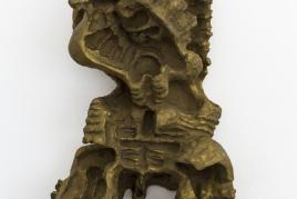 Oswald Oberhuber, DOPPELFRAU, 1949, Bronze, 19,8 x 60,9 x 25,2 cm, Obe/S 490001