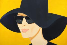 Alex Katz Black Hat 2, 2010 Albertina, Wien - Sammlung Batliner © Bildrecht, Wien, 2016