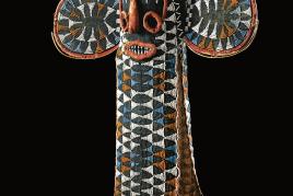 Elefantenmaske / elephant mask, Bamileke, Kamerun