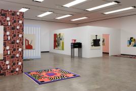 Ausstellungsansicht: Nathalie Du Pasquier. BIG OBJECTS NOT ALWAYS SILENT, Kunsthalle Wien 2016, Foto: Stephan Wyckoff