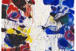 116003120 Sam Francis White line (SF59-283), 1959. Gouache Schätzpreis: € 150.000 +