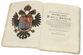 34 Joachim J. N. Spalowsky Beytrag zur Naturgeschichte der vierfüssigen Thiere. 2 Bde., 1794. Schätzung: € 35.000 Ergebnis: € 72.000