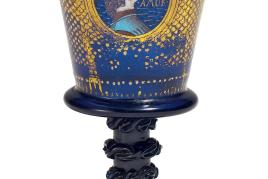 Renaissance Pokal Venedig | Wohl um 1500 Blaues Glas | H. 15,5 cm Ergebnis: 140.800€