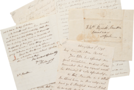 Lot 1036 Philip Schuyler A Group of 34 Autograph Letters Signed ("PH. Schuyler"), 1790–1804, to His Daughter Elizabeth Schuyler Hamilton Estimate $35/50,000 Sold for $125,000