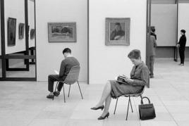 Paul Gauguin Ausstellung, Installationsansicht, 1960, Stadtarchiv München, RD0833C26