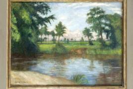 Otto Modersohn (1865-1943), Sommertag an der Wümme, Mindestpreis:	18.000 EUR