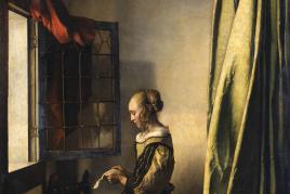 Johannes Vermeer, Brieflesendes Mädchen am offenen Fenster, um 1657-1659 © SKD; Foto: Klut / Estel