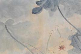 CHANG DAI CH'IEN (Zhang Daqian, 1899 Nei-chiang - 1983 Taipeh (Taiwan)) "Lotusblüten"  Mindestpreis:	4.500 EUR