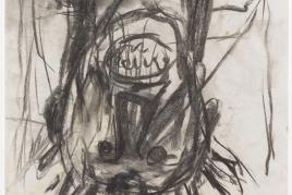 Georg Baselitz, "Kopf" (1981). Kunstmuseum Basel, Kupferstichkabinett