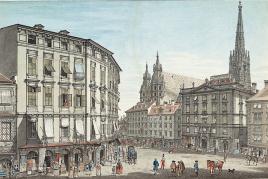 Carl Schütz | Der Stock im Eisen-Platz in Wien, 1779 | Albertina, Wien