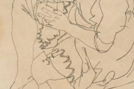 02. Egon Schiele,  „Sitzende Frau“, 1916, Bleistift auf Papier, 45,2 x 28,8 cm Bild: W & K - Wienerroither & Kohlbacher