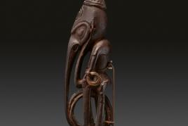 Kiende Figur. Ost-Sepik-Fluss, Papua Neuguinea H 26.5 cm Ergebnis: € 59.500,-