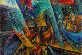 Umberto Boccioni, Testa + luce + ambiente, oil on canvas, 1912 (est. £5,500,000-7,500,000)