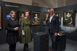 v.l.n.r.: Luise Kloos (Gestalterin), Barbara Kaiser (Kuratorin) und Wolfgang Muchitsch (wissenschaftlicher Leiter Universalmuseum Joanneum), Foto: Universalmuseum Joanneum/N. Lackner