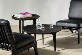 Gleda Armless Chairs Lounge-Tables Oak-Ebonised