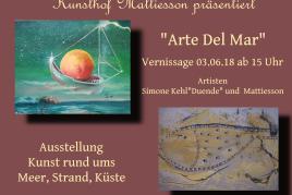 Ausstellung von Simone Kehl (DUENDE)und Mattiesson auf dem Kunsthof Mattiesson