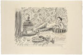 Henri Matisse, Odalisque, brascero et coupe de fruits, 1929, Lithografie, © Succession H. Matisse, VG Bild-Kunst, Bonn 2018