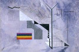 Osvaldo Licini, Castello in aria, 1933-1936. Collection Augusto and Francesca Giovanardi