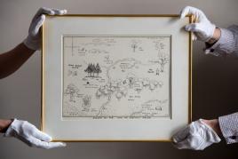 E.H Shepard  The original map of The Hundred Acre Wood